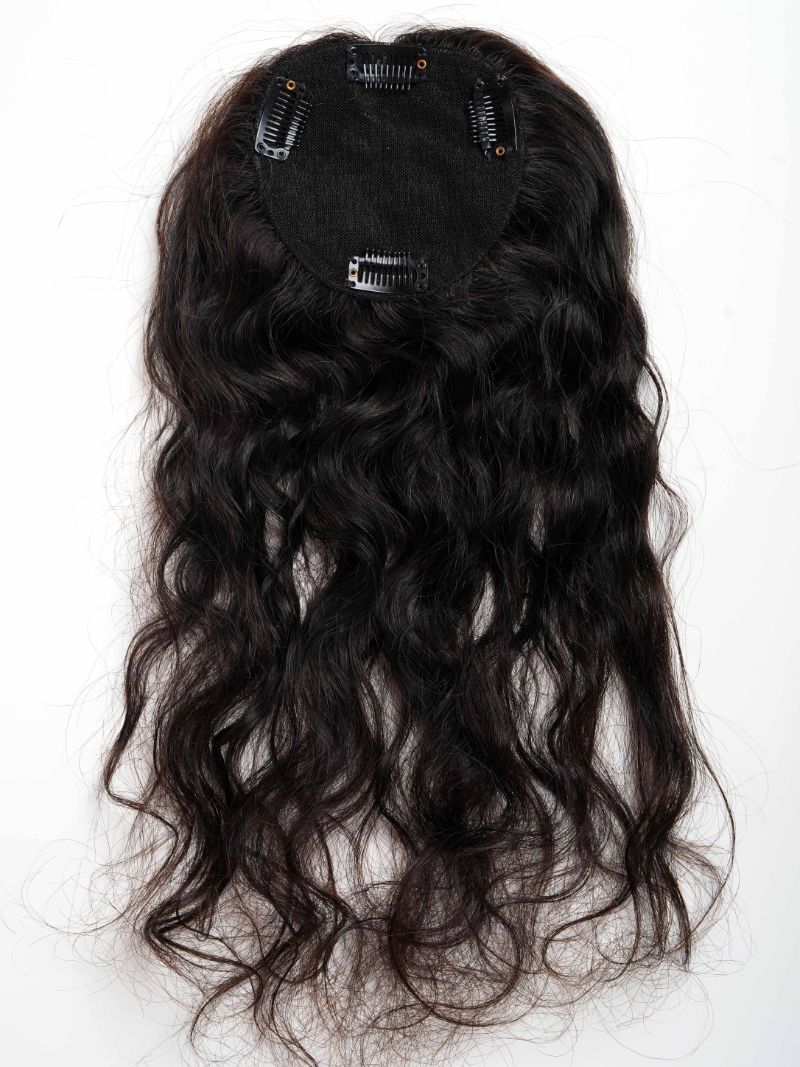 Backcombed hair topper – 14-16 inch- Lace Base – 4×4 | Nish Hair - Image 22