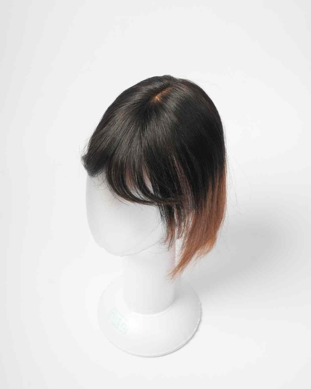 Bangs With Scalp Hair Topper – Silk Base Bangs – Nish Hair - Image 11
