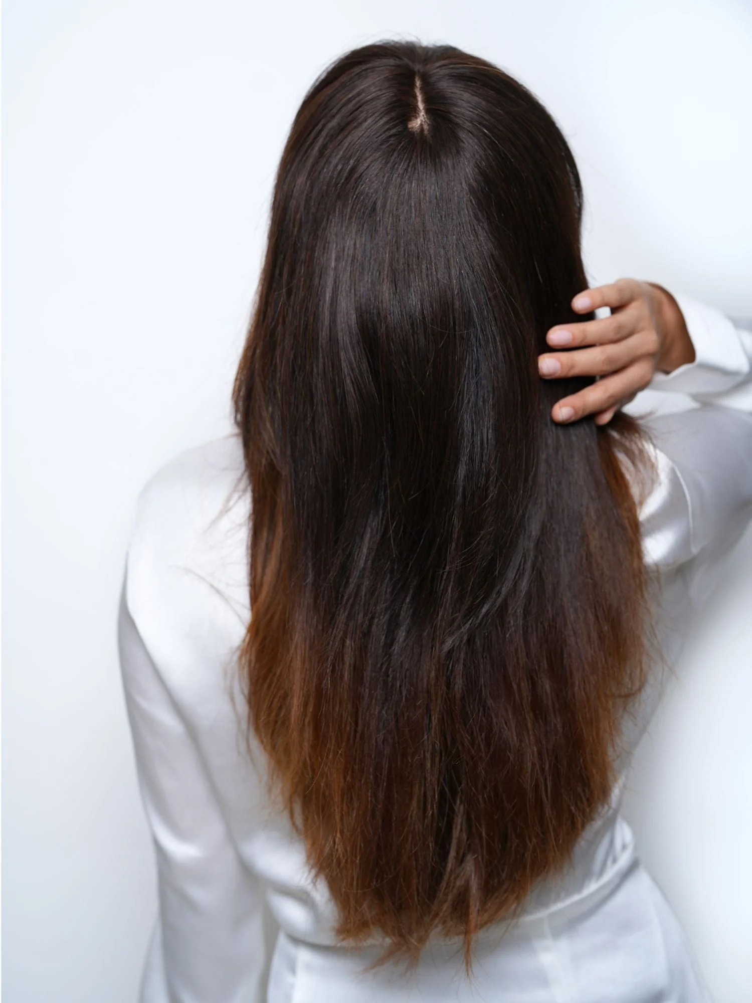 Bangs With Scalp Hair Topper – Silk Base Bangs – Nish Hair - Image 6