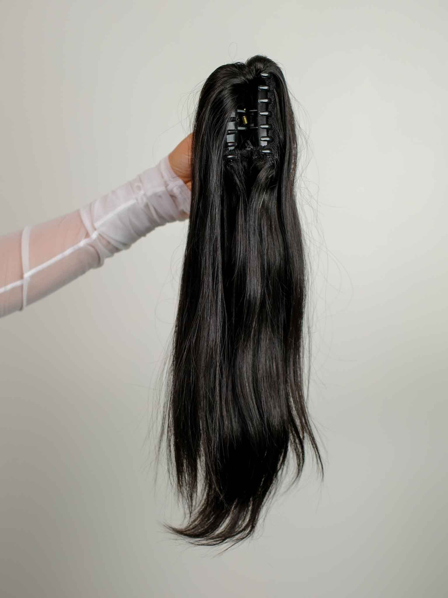 Claw clip ponytail for extreme volume | Nish Hair - Image 4