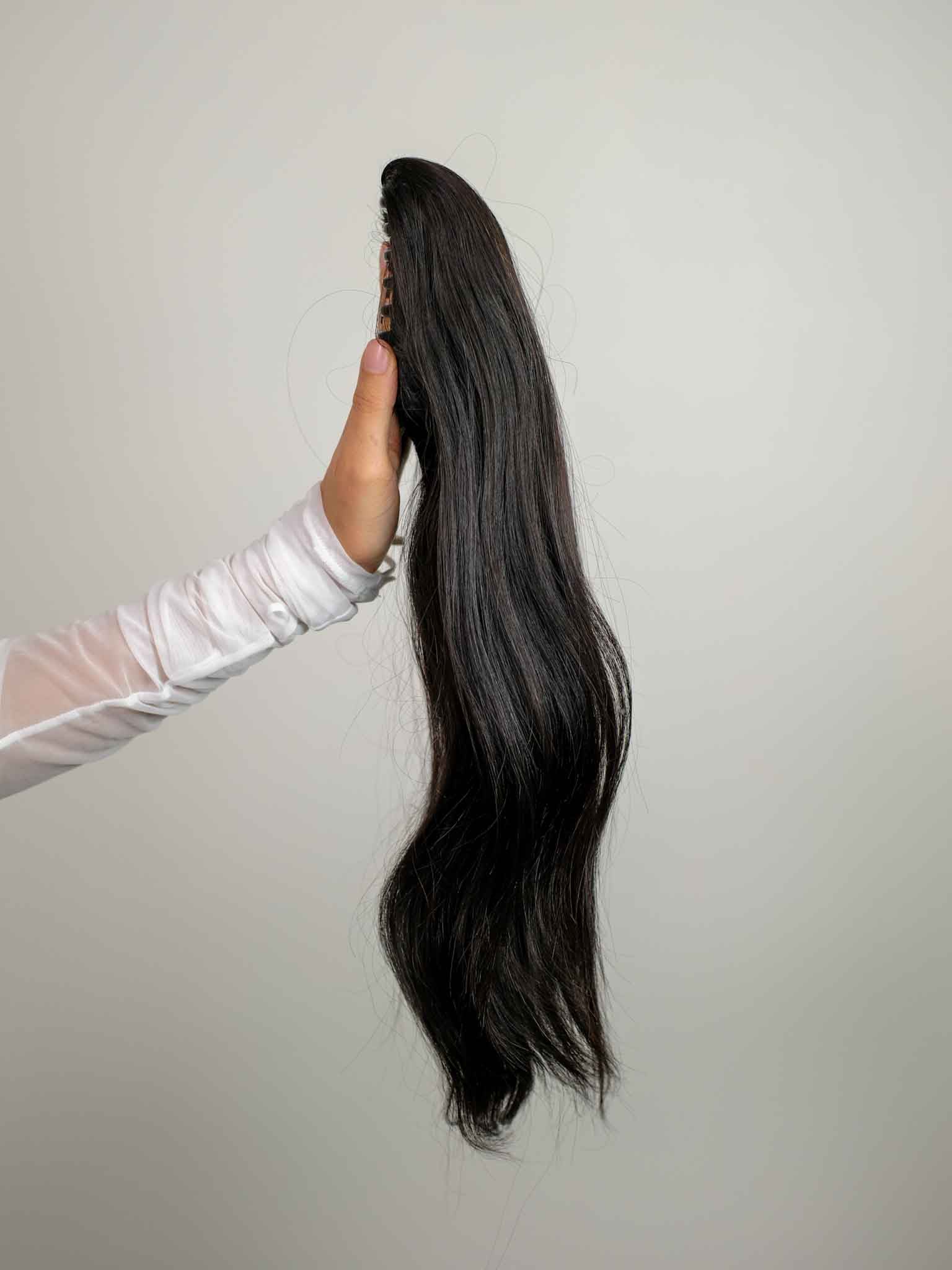 Claw clip ponytail for extreme volume | Nish Hair - Image 5