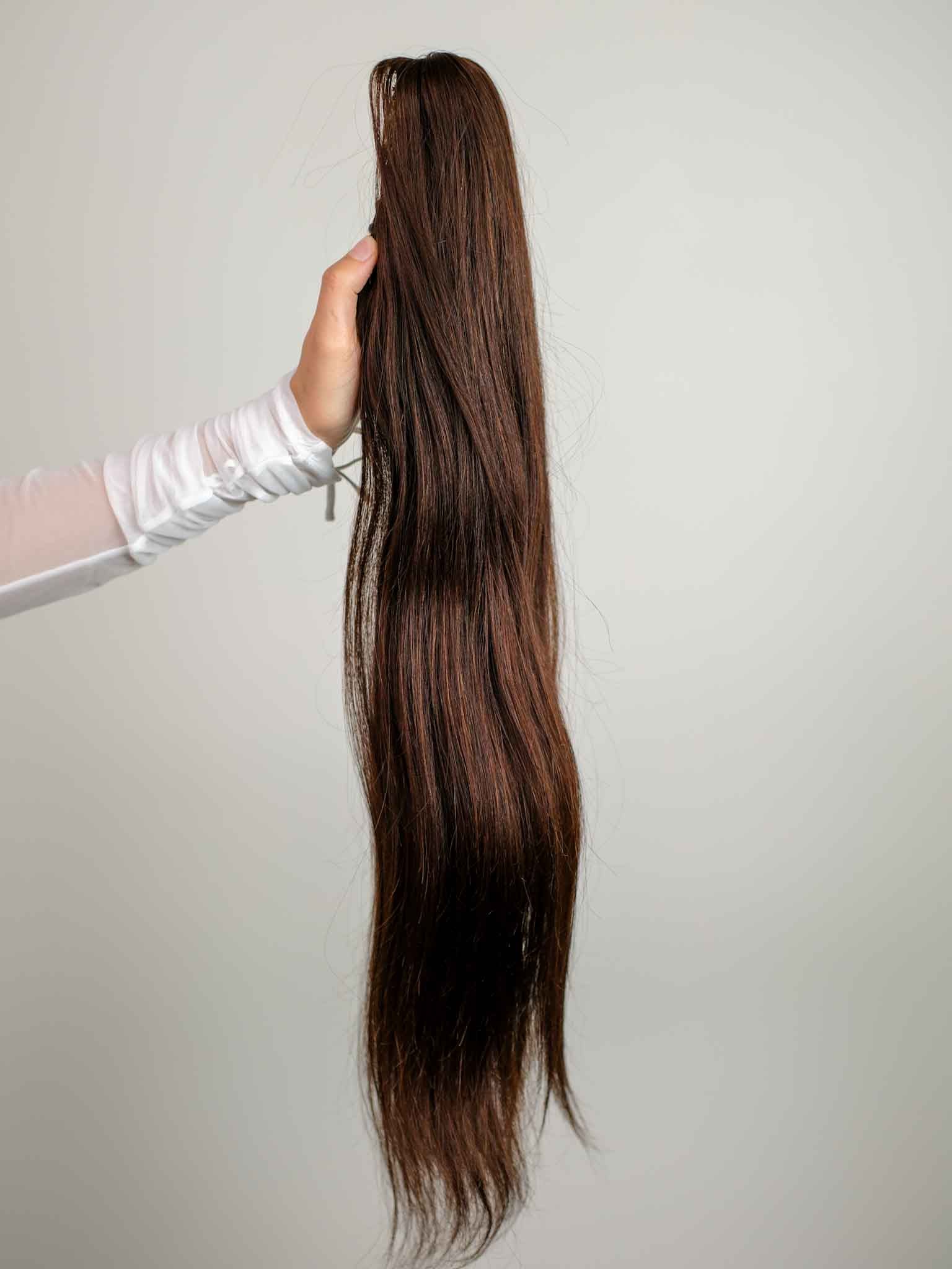 Claw clip ponytail for extreme volume | Nish Hair - Image 8