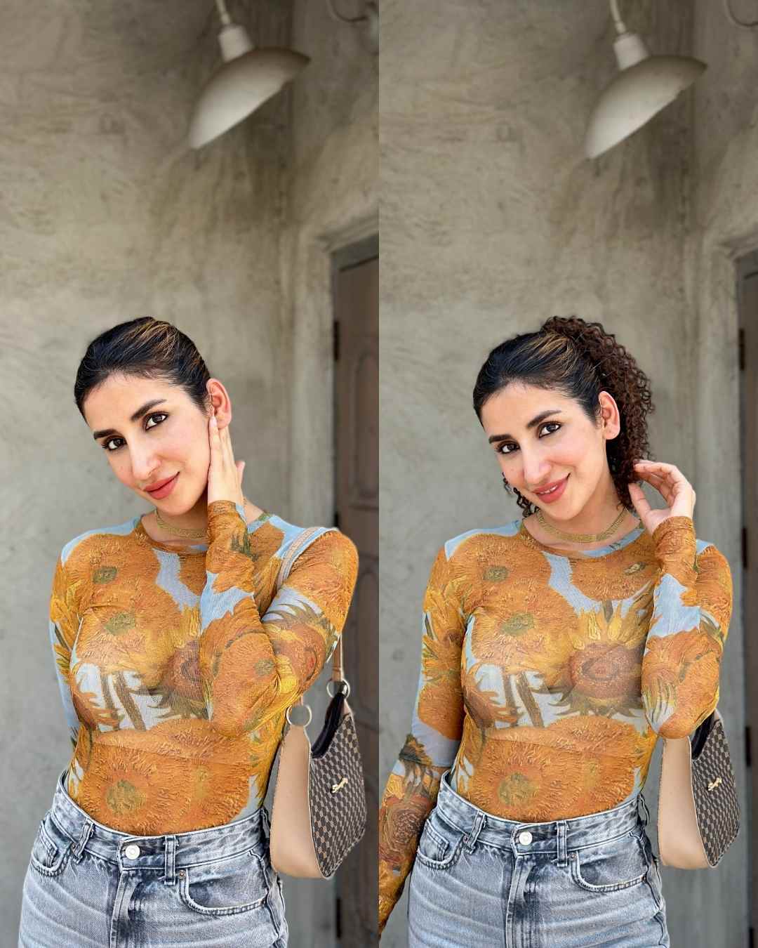 Curly Hair Topknot Extensions – Wrap Around - Image 3