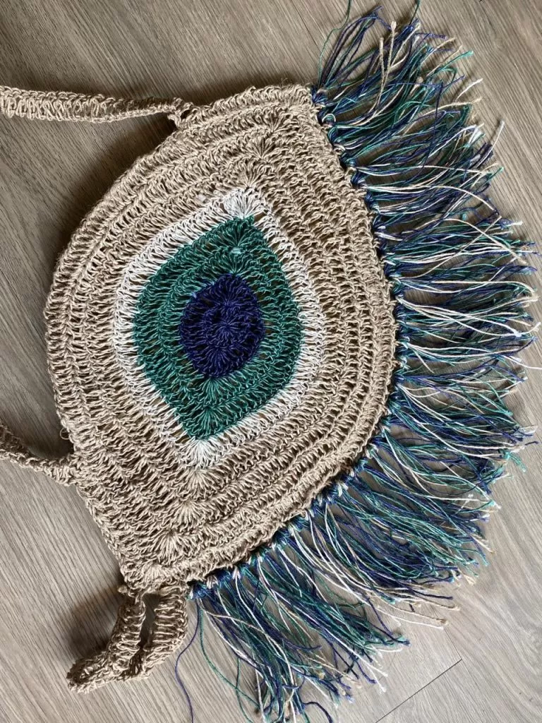 Handmade Evil Eye Boho Sling Bag | Evil Eye Jewel X Nish Hair - Image 4