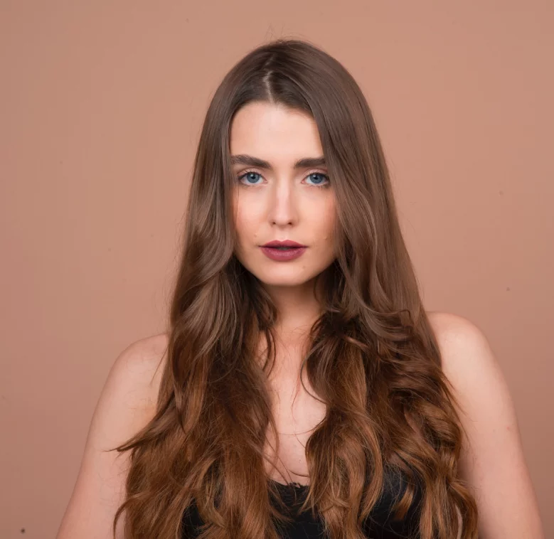 Light Brown – Clip in Hair Extensions – Nish Hair - Image 4