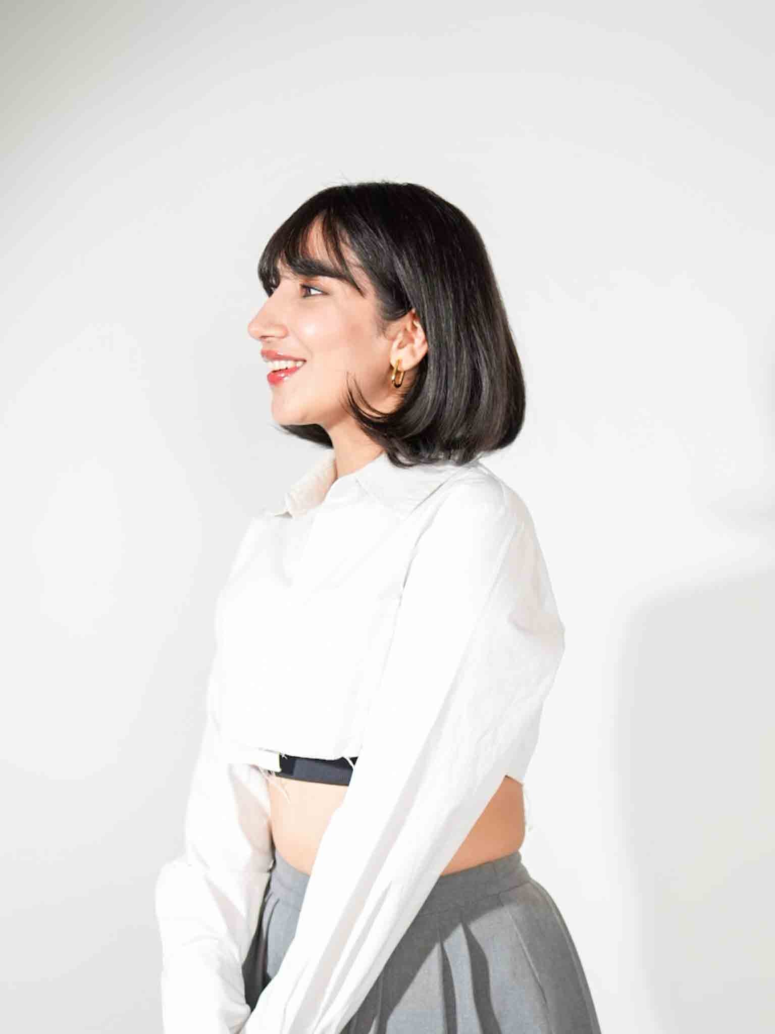 Full Head Wefted Wig With Bangs | Nish Hair - Image 4