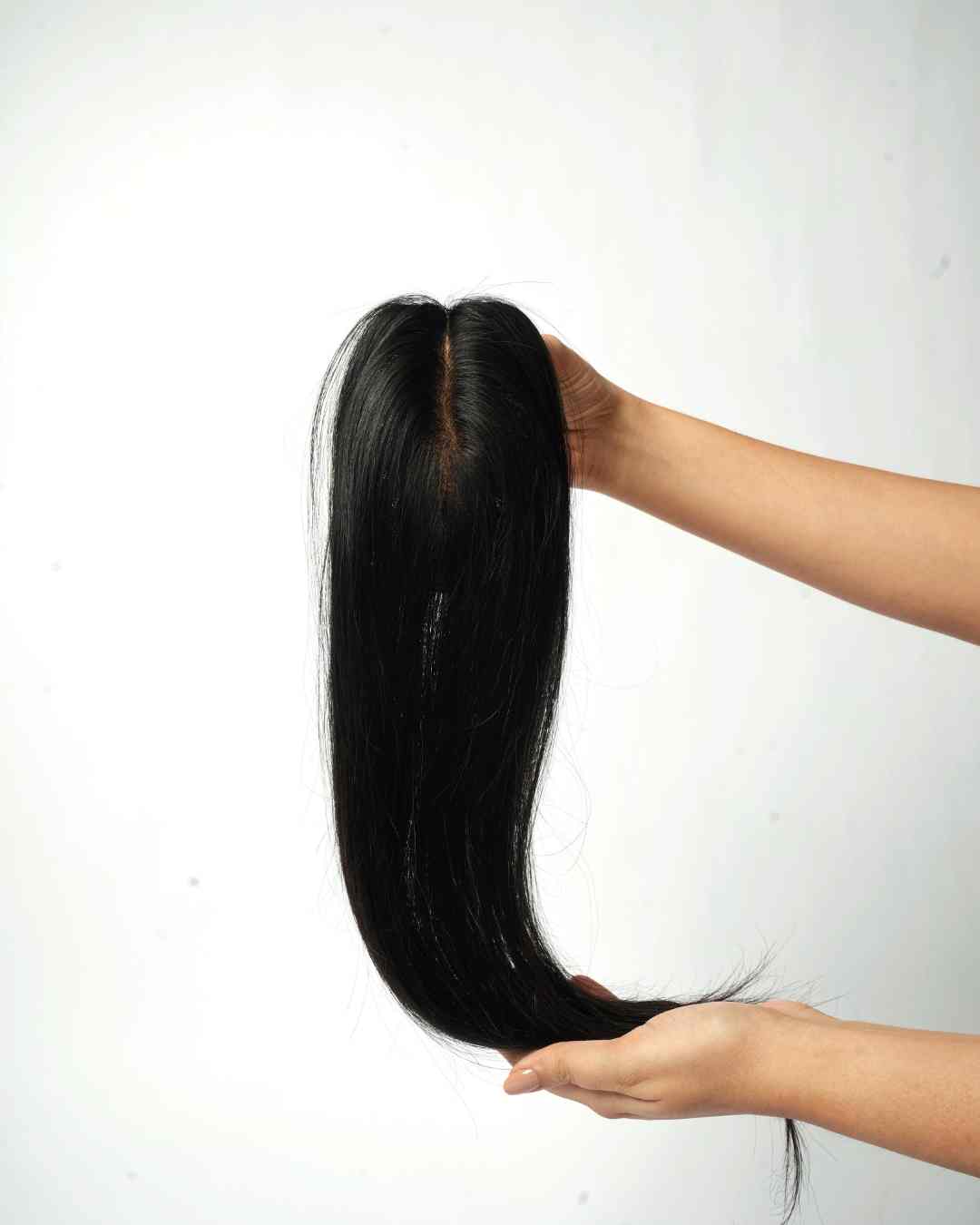 Scalp Line Hair Topper – 1.5 x 5inch – Silk Base - Image 11