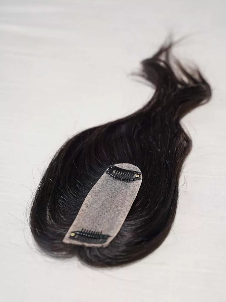 Scalp Line Hair Topper – 1.5 x 5inch – Silk Base - Image 5