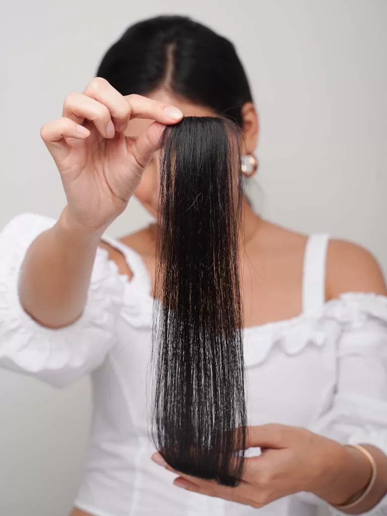 Seamless Straight Hair Strand – Single Clip | Nish Hair - Image 4