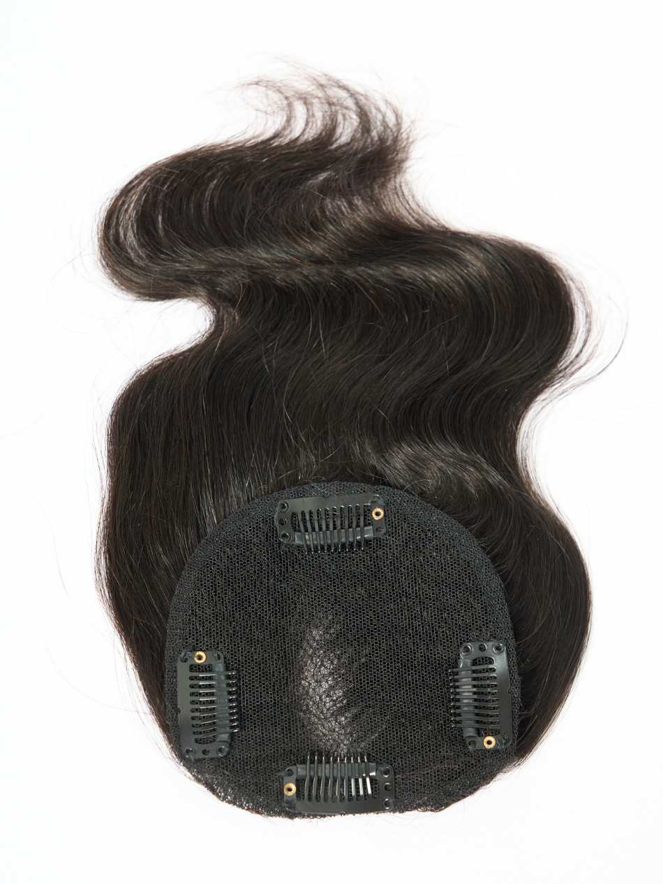 Backcombed Hair Topper - 8 inch - Lace Base | Nish Hair - Image 9