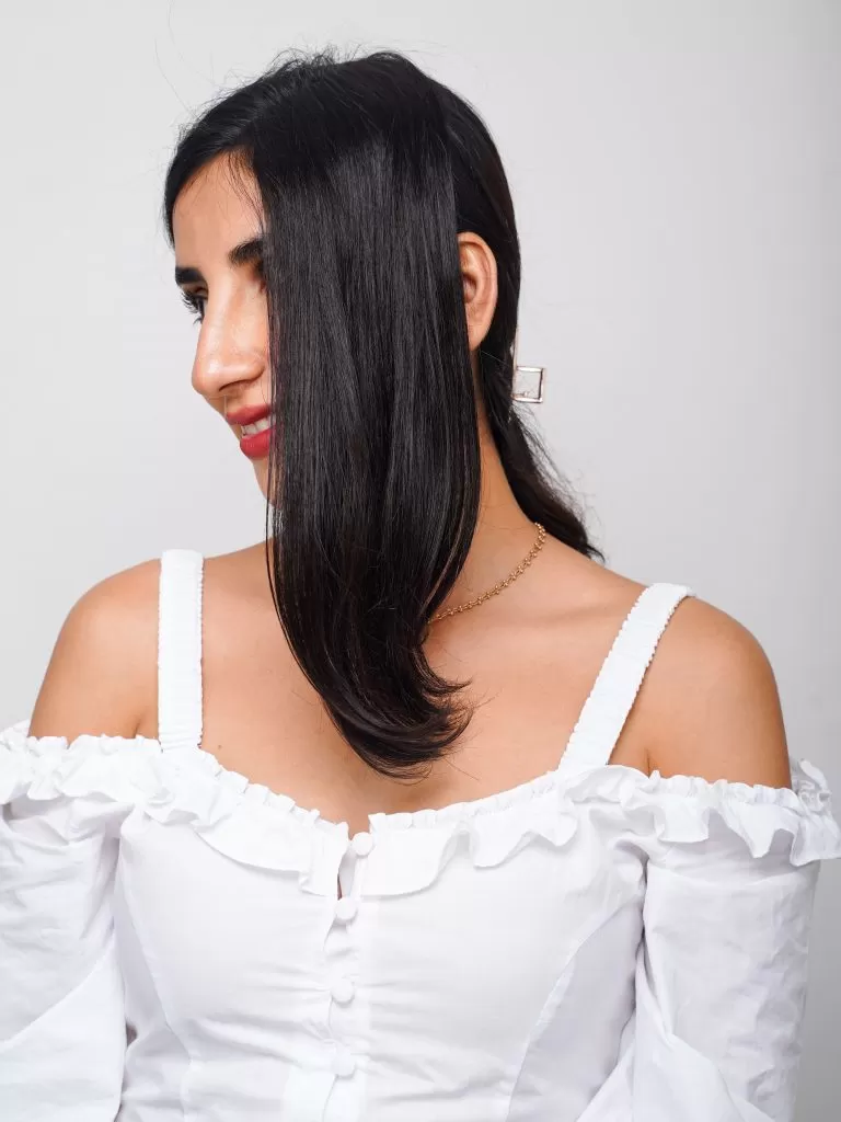 Side Bangs / Bald Patch Hair | Nish Hair - Image 4