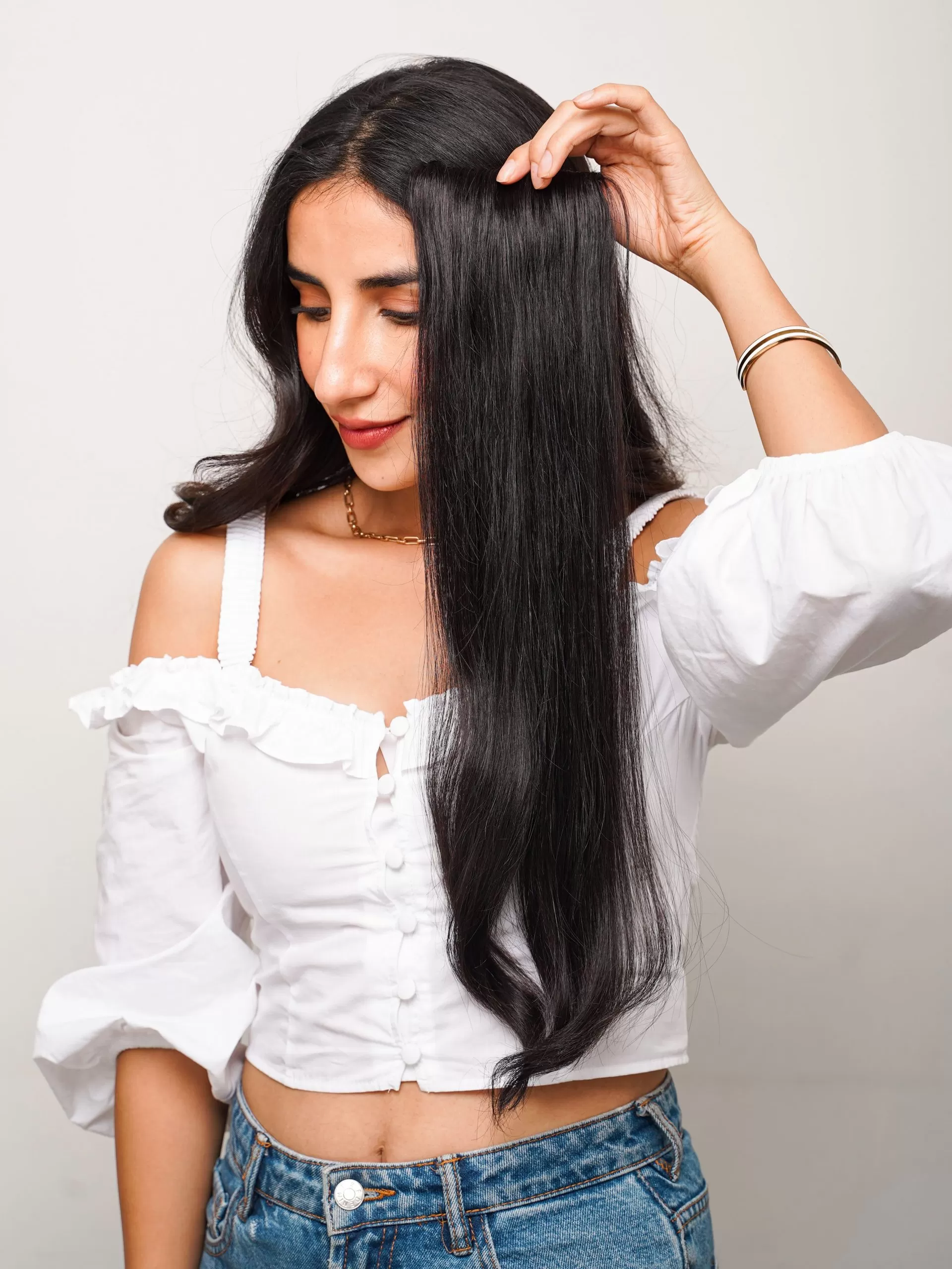 Side Bangs / Bald Patch Hair | Nish Hair - Image 9