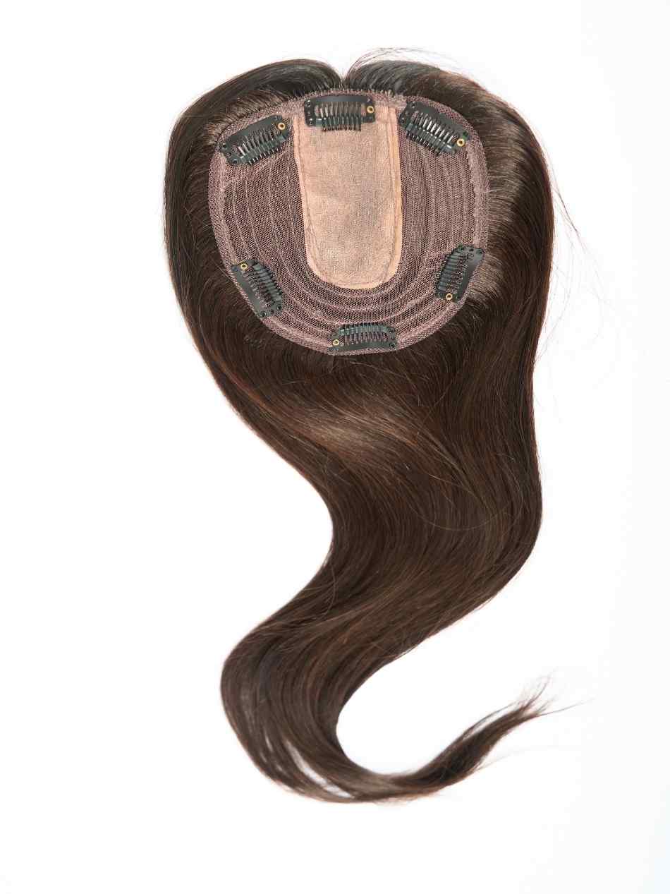 Silk Top Wefted LONG HAIR TOPPER 5x5.5Inch - Image 6