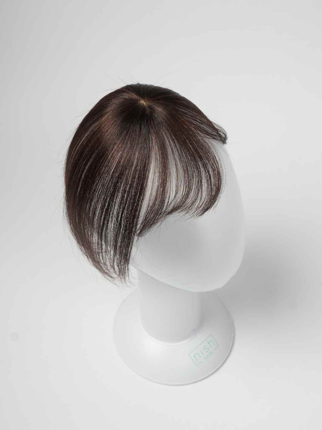 Tiny Topper with Bangs | Hair Topper | Nish Hair - Image 3