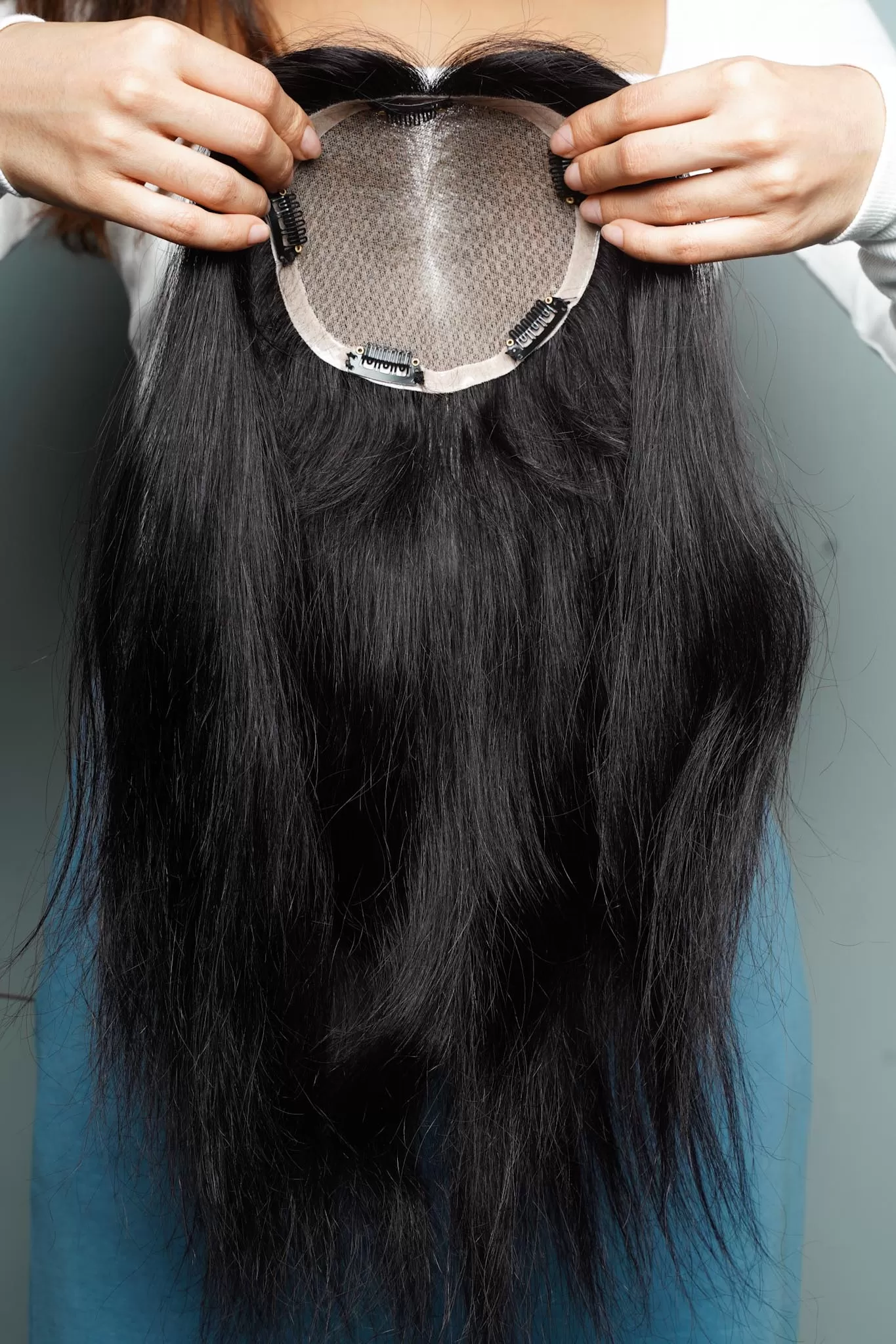 Topper Sans Couture – 5×5 Base size – Hair Topper - Image 7