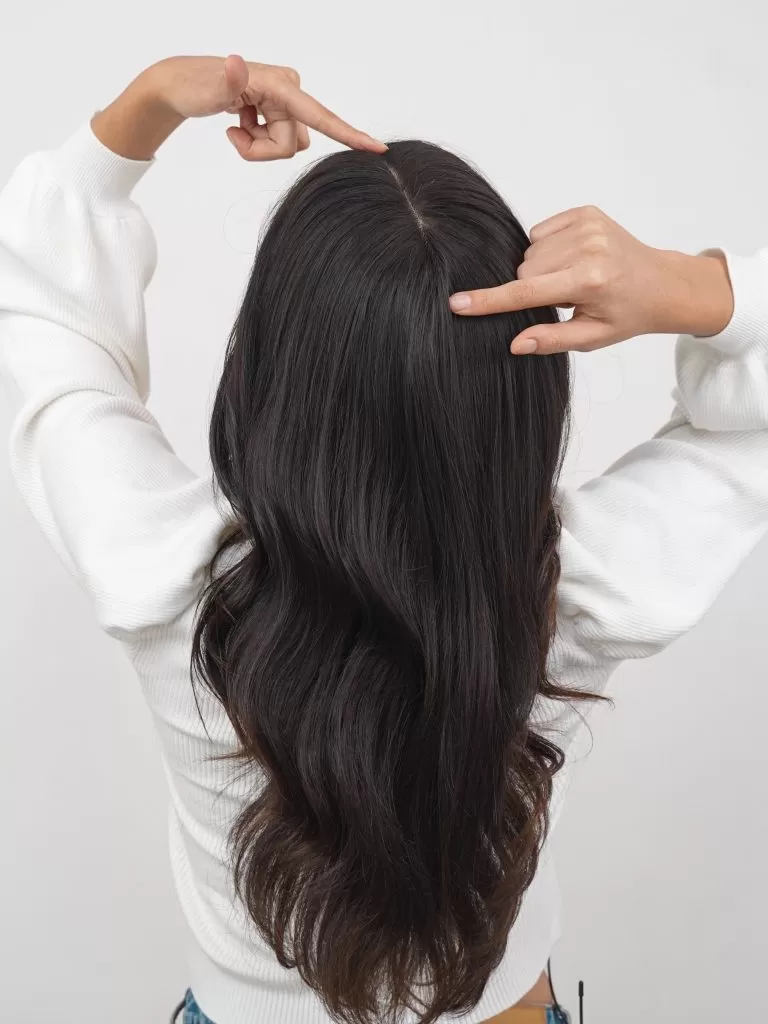 Volume topper – Silk Base 3×5 Hair Topper - Image 5